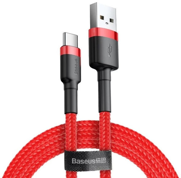 Cabo Usb Cafule For Type-C 2A 2M (Vermelho)