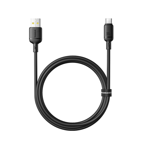 Cabo Silky Series Fast Charging Cabo Usb To Type-C 100W 2M Cluster Preto
