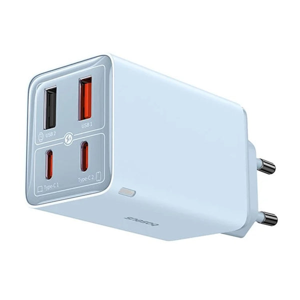 Carregador Gan6 Pro Fast Charger 2C+2U 65W  EU Galaxy Blue
